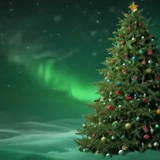 christmas background green