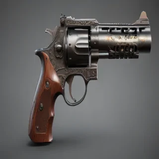 gun no background