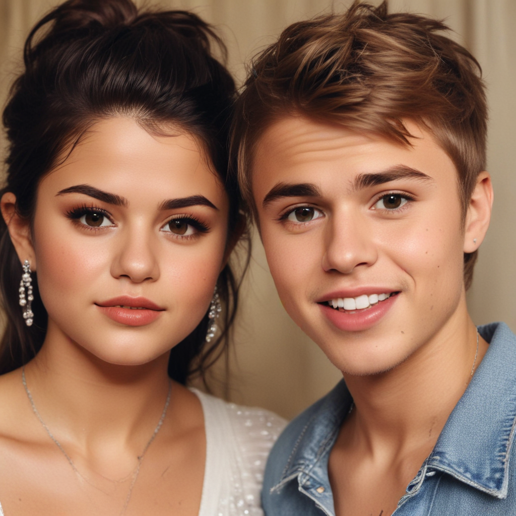 how old is selena gomez and justin bieber
