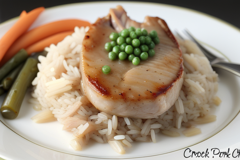 crock pot rice and pork chops