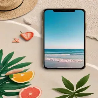 summer phone background