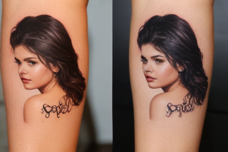 selena gomez g tattoo
