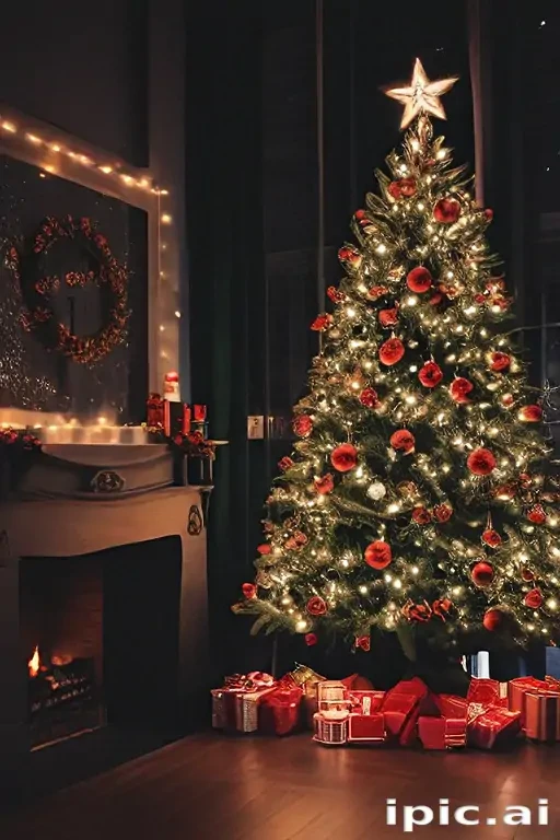 christmas aesthetic background
