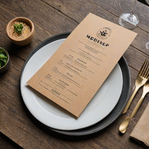menu mockup free