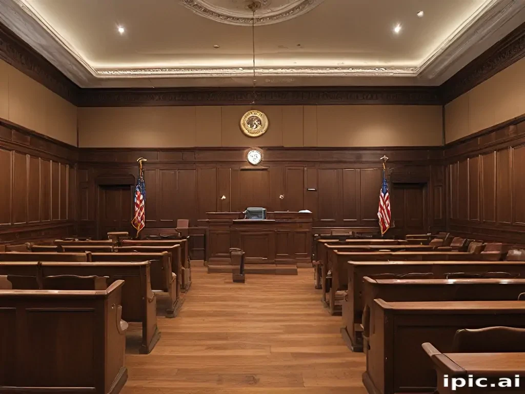 court room background