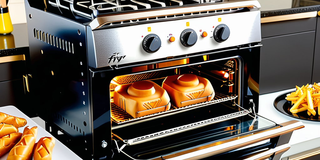 gas oven with air fryer