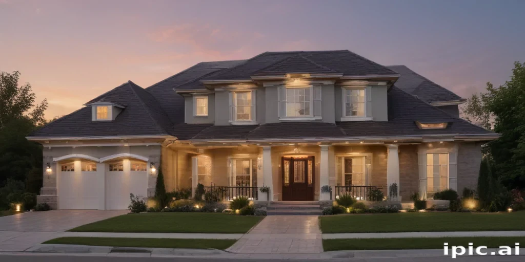 background of a house
