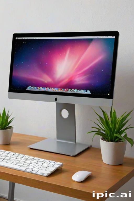 computer mockup
