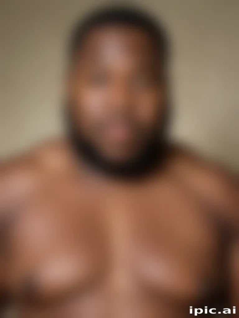 black fat man