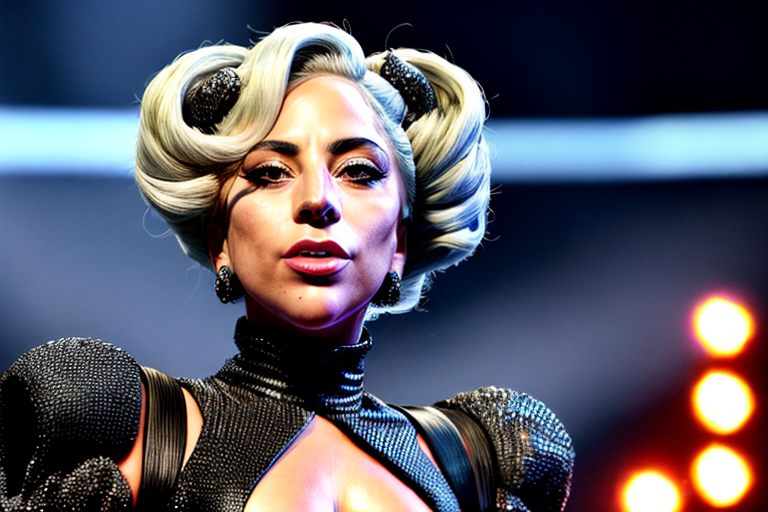 ultra detailed photograph of LADY GAGA — free download