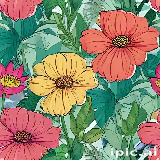 flowers to draw in color