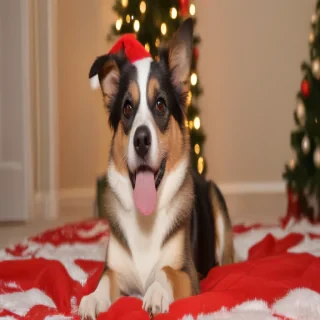 dog christmas photos