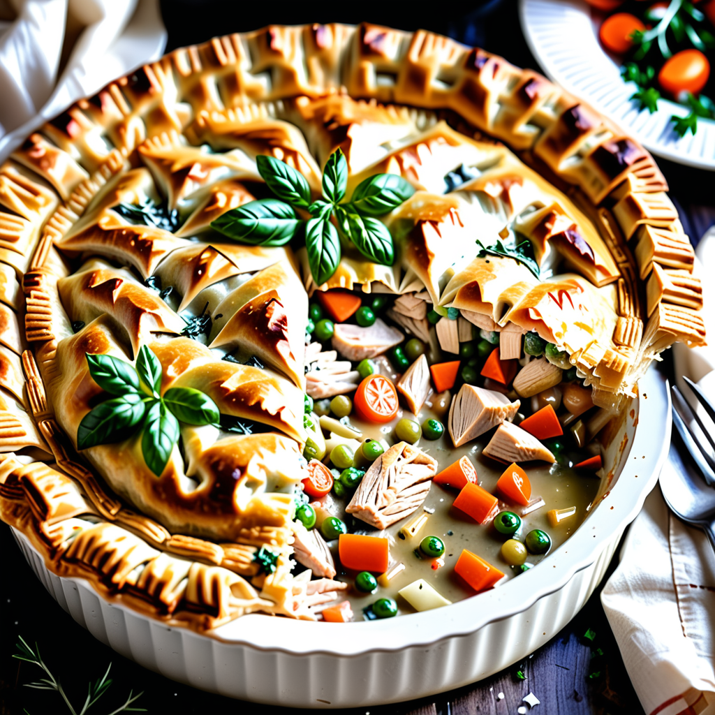 phyllo dough chicken pot pie