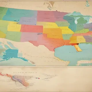 map of united states of america