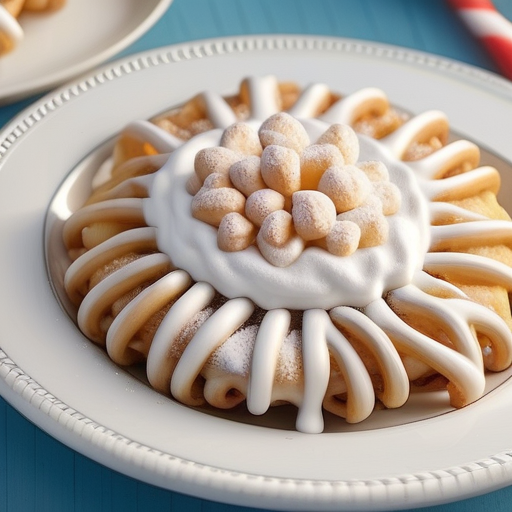 how to reheat funnel cake