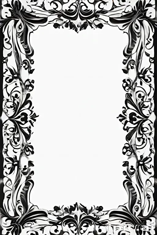 border clip art black and white