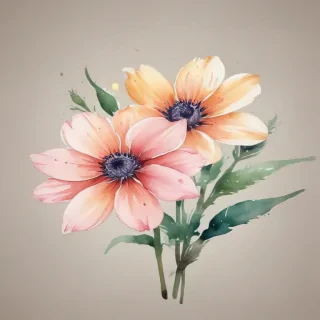 watercolor flower images
