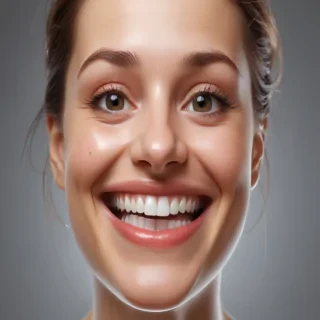 transparent happy face