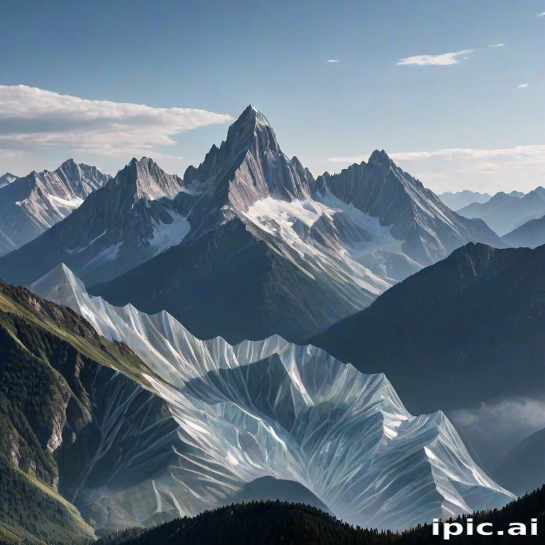 transparent mountains