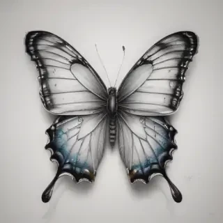 drawing of a butterfly
