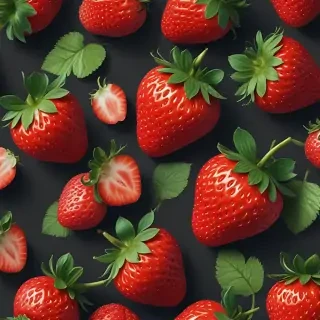 strawberry wallpaper iphone
