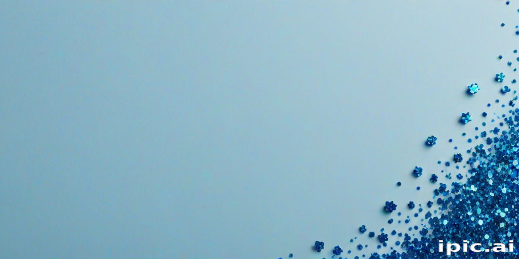 blue glitter background
