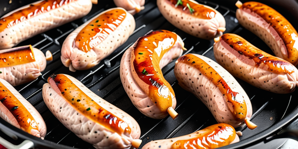 how to air fry chicken sausage