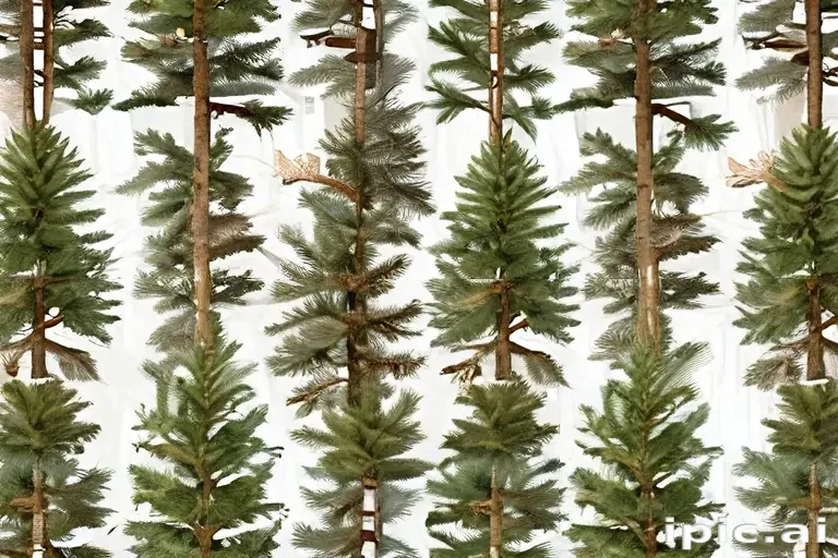 pine trees transparent background
