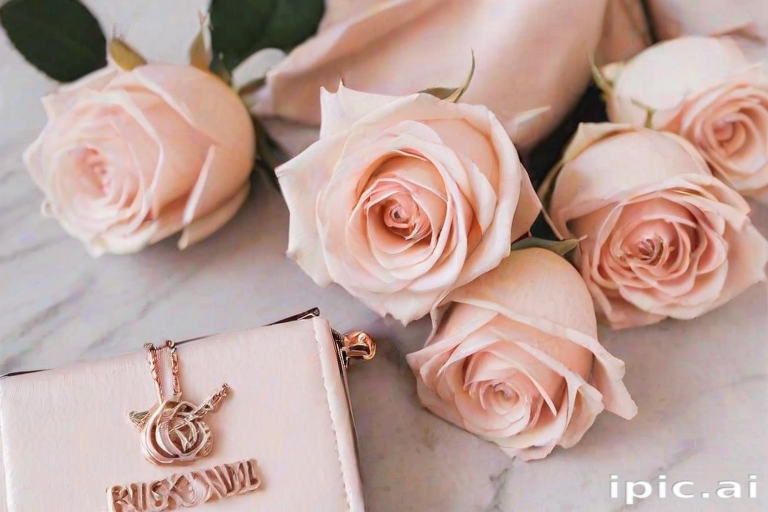 pastel rose gold aesthetic