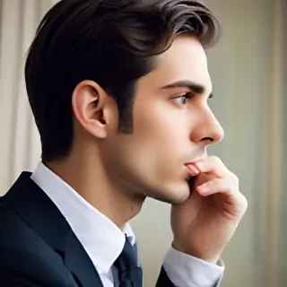 thinking person