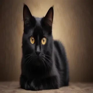 cute black cat wallpaper