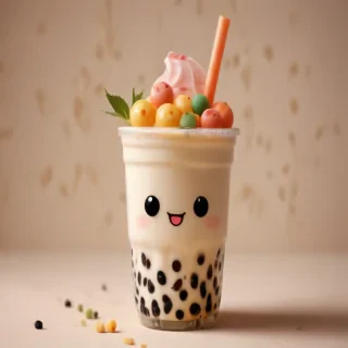cute boba tea wallpapers