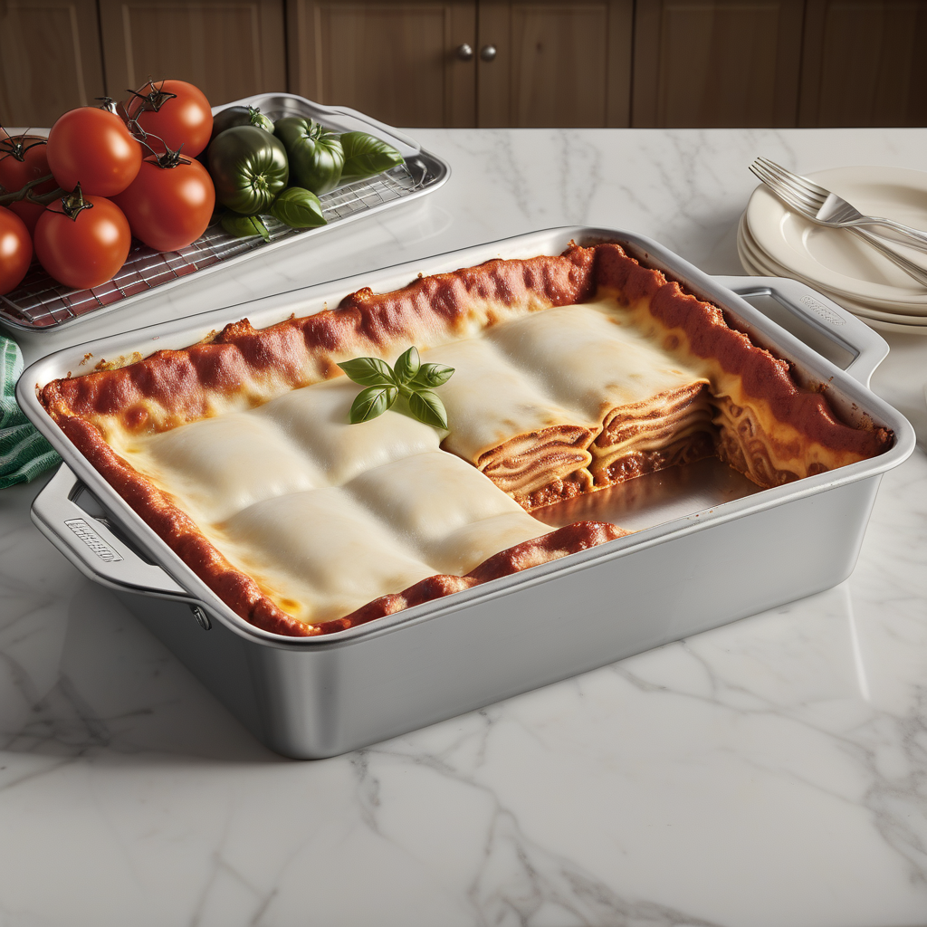 deep dish lasagna baking pan