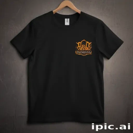 black tee shirt mockup
