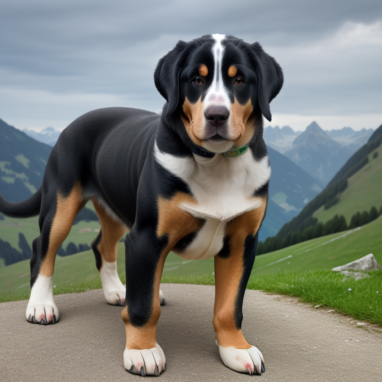 greater swiss mountain dog