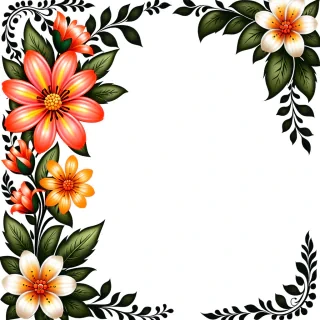 border flower png