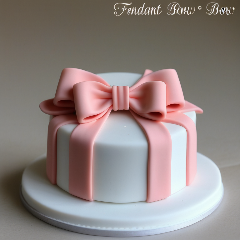 how to make a fondant bow