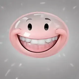 transparent happy face