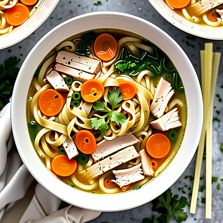 ninja foodi chicken noodle soup