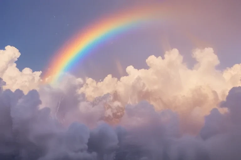 cute rainbow background