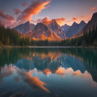 background lake