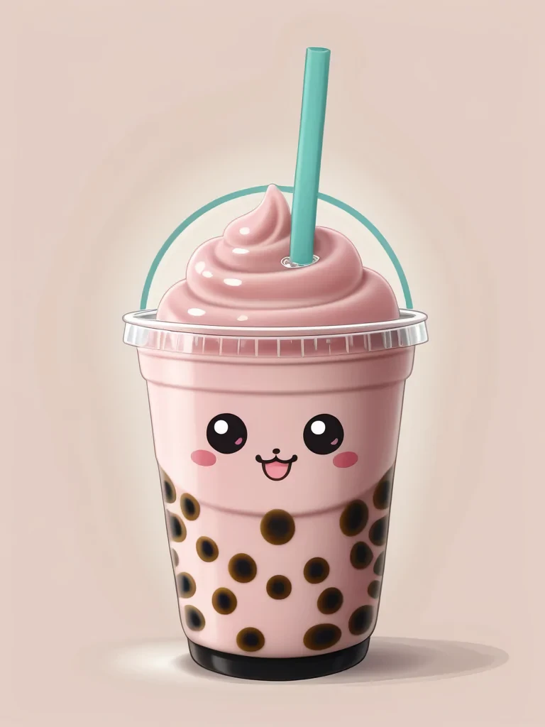 cute boba tea