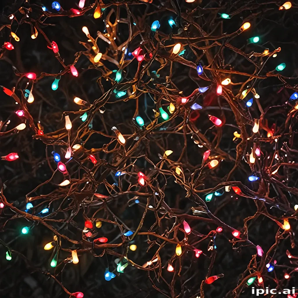 christmas lights iphone wallpaper