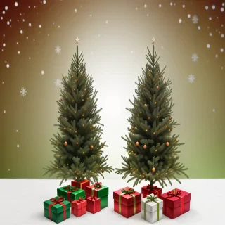 christmas trees transparent background