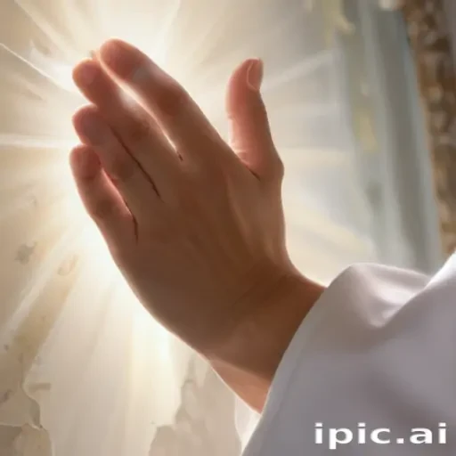 transparent prayer hand