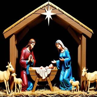manger scene images free
