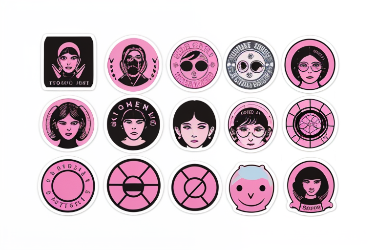 Vibrant Collection of Feminist-Inspired Stickers Celebrating Diverse ...