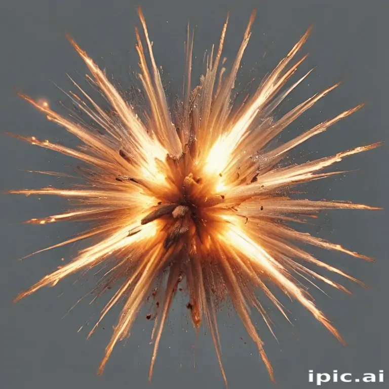 transparent explosion