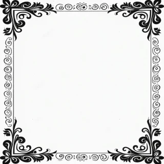 clip art borders black and white