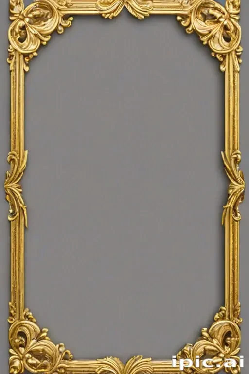 gold border transparent